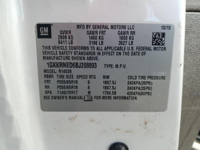 Photo 12 VIN: 1GKKRNED6BJ208893 - GMC ACADIA 