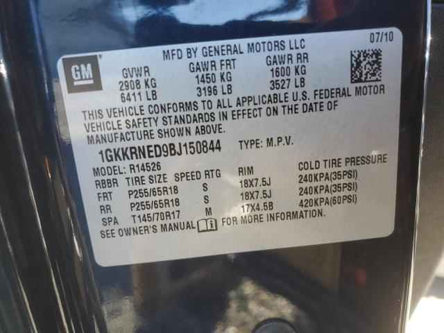 Photo 12 VIN: 1GKKRNED9BJ150844 - GMC ACADIA SLE 