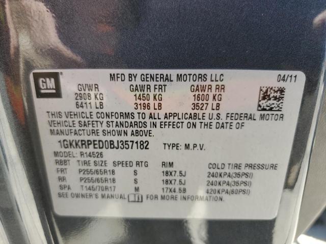 Photo 12 VIN: 1GKKRPED0BJ357182 - GMC ACADIA 