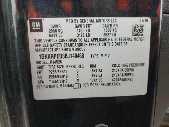 Photo 9 VIN: 1GKKRPED8BJ140463 - GMC ACADIA SLE 