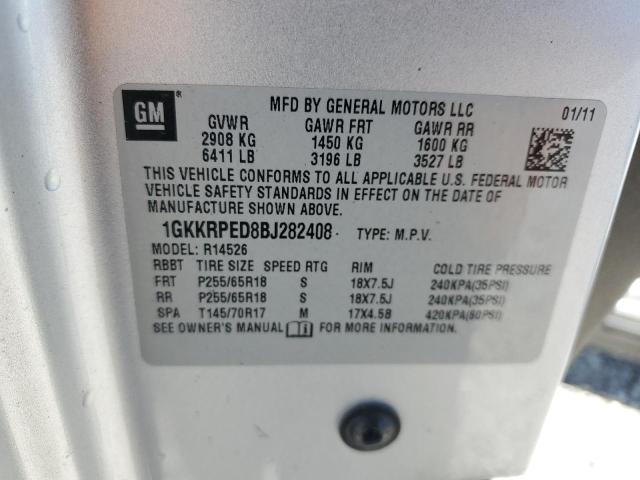 Photo 12 VIN: 1GKKRPED8BJ282408 - GMC ACADIA SLE 