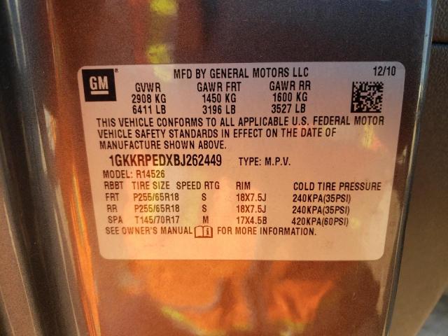 Photo 12 VIN: 1GKKRPEDXBJ262449 - GMC ACADIA 