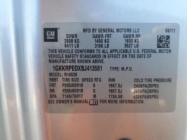 Photo 12 VIN: 1GKKRPEDXBJ413581 - GMC ACADIA 