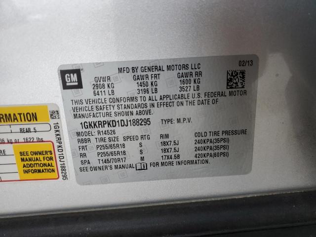 Photo 12 VIN: 1GKKRPKD1DJ188295 - GMC ACADIA SLE 