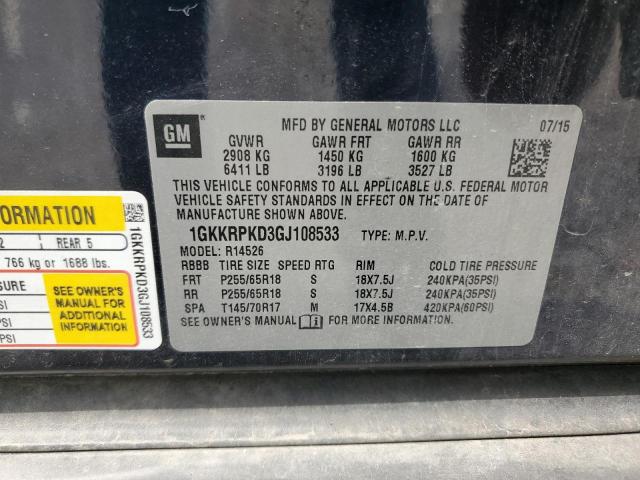 Photo 12 VIN: 1GKKRPKD3GJ108533 - GMC ACADIA 