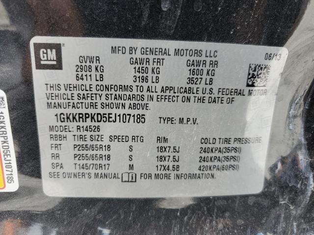 Photo 9 VIN: 1GKKRPKD5EJ107185 - GMC ACADIA SLE 