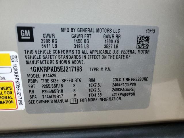 Photo 12 VIN: 1GKKRPKD5EJ217198 - GMC ACADIA 