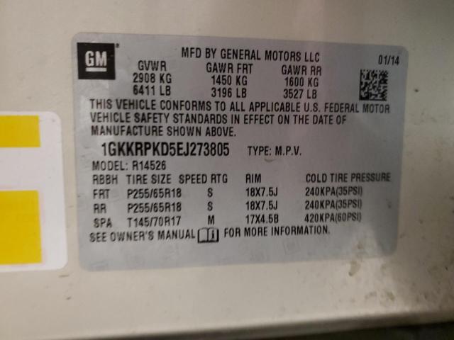 Photo 12 VIN: 1GKKRPKD5EJ273805 - GMC ACADIA 