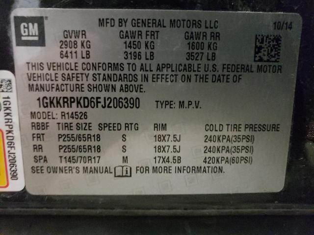 Photo 13 VIN: 1GKKRPKD6FJ206390 - GMC ACADIA SLE 