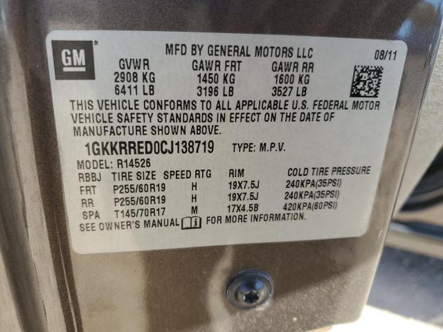 Photo 11 VIN: 1GKKRRED0CJ138719 - GMC ACADIA 