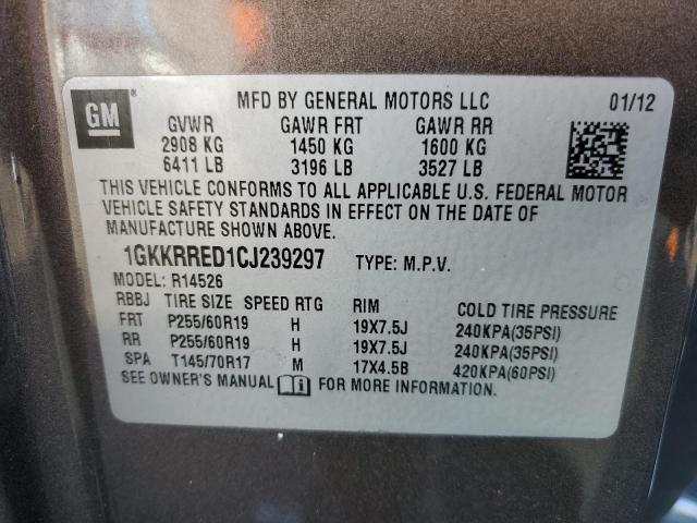 Photo 12 VIN: 1GKKRRED1CJ239297 - GMC ACADIA 