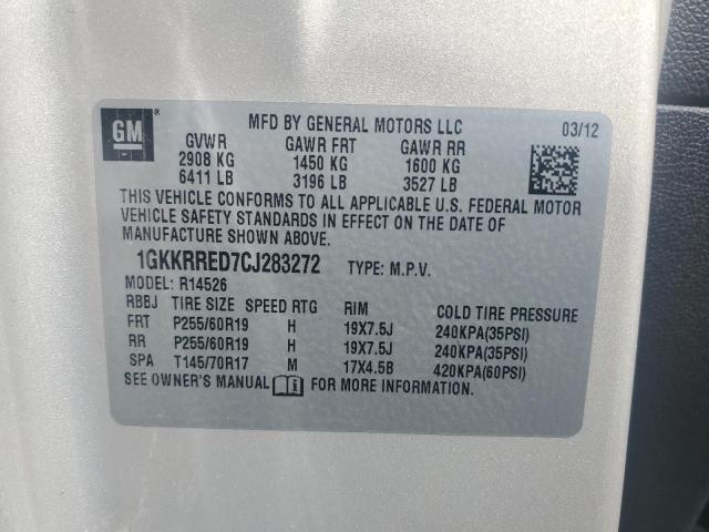 Photo 12 VIN: 1GKKRRED7CJ283272 - GMC ACADIA 