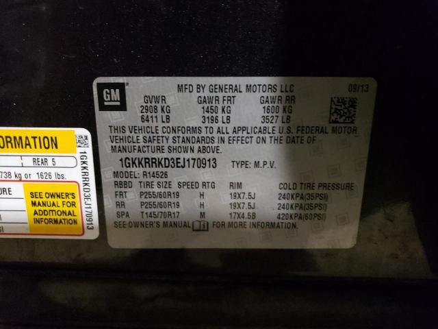 Photo 12 VIN: 1GKKRRKD3EJ170913 - GMC ACADIA 