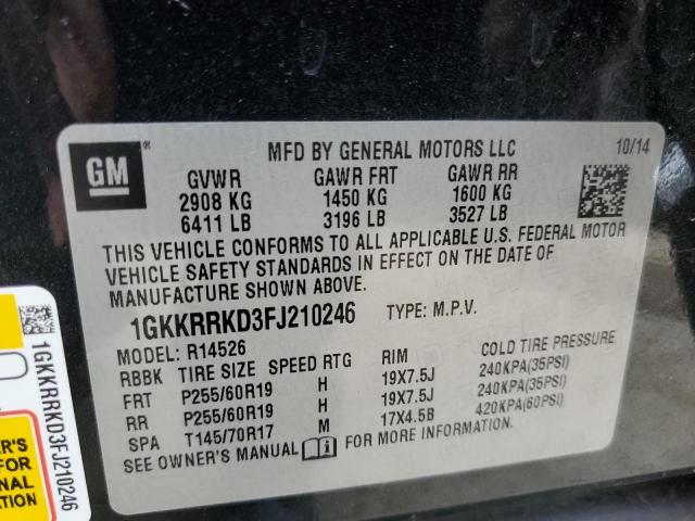 Photo 13 VIN: 1GKKRRKD3FJ210246 - GMC ACADIA SLT 