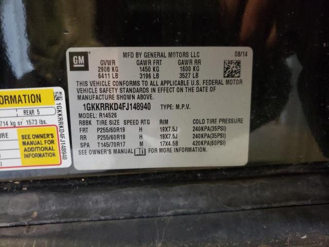 Photo 12 VIN: 1GKKRRKD4FJ148940 - GMC ACADIA 