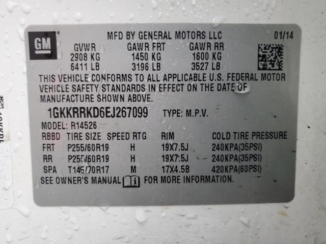 Photo 13 VIN: 1GKKRRKD6EJ267099 - GMC ACADIA 