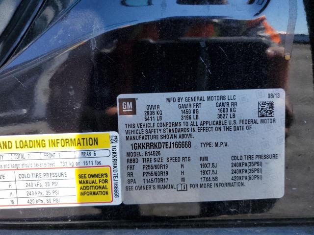 Photo 11 VIN: 1GKKRRKD7EJ166668 - GMC ACADIA SLT 