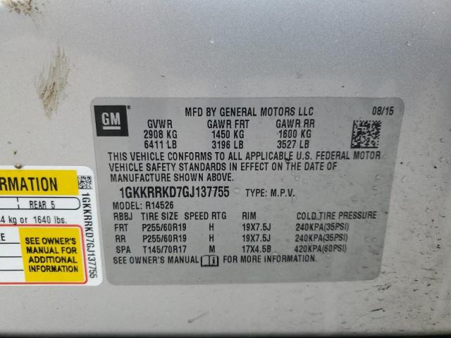 Photo 12 VIN: 1GKKRRKD7GJ137755 - GMC ACADIA SLT 