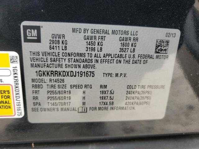 Photo 12 VIN: 1GKKRRKDXDJ191675 - GMC ACADIA 