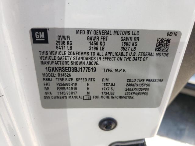 Photo 12 VIN: 1GKKRSED3BJ177519 - GMC ACADIA 