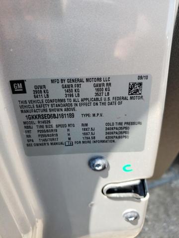 Photo 11 VIN: 1GKKRSED6BJ181189 - GMC ACADIA SLT 