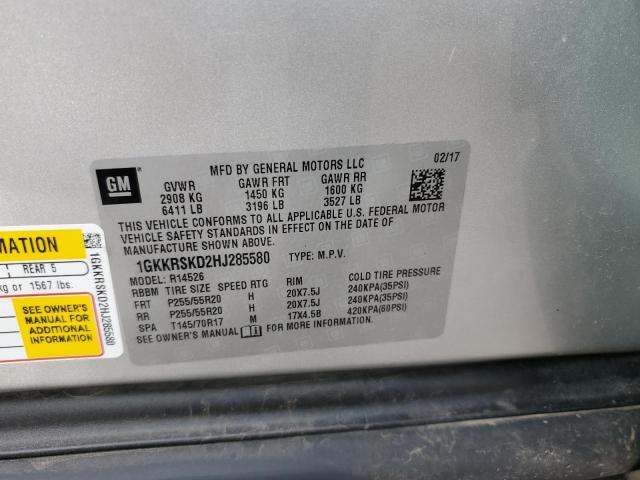 Photo 11 VIN: 1GKKRSKD2HJ285580 - GMC ACADIA 