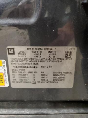 Photo 13 VIN: 1GKKRSKD9EJ173483 - GMC ACADIA SLT 