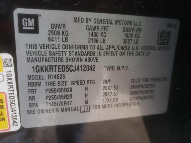 Photo 12 VIN: 1GKKRTED5CJ412042 - GMC ACADIA DEN 