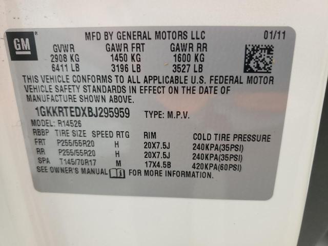 Photo 12 VIN: 1GKKRTEDXBJ295959 - GMC ACADIA DEN 