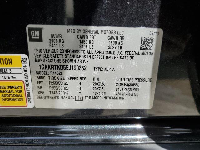 Photo 9 VIN: 1GKKRTKD5EJ190352 - GMC ACADIA DEN 