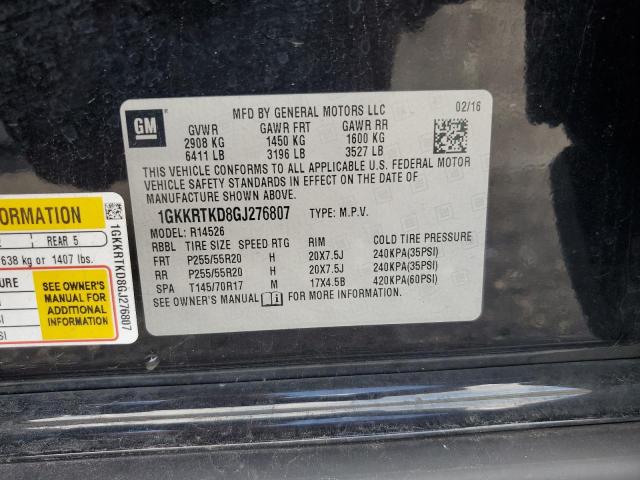 Photo 12 VIN: 1GKKRTKD8GJ276807 - GMC ACADIA DEN 