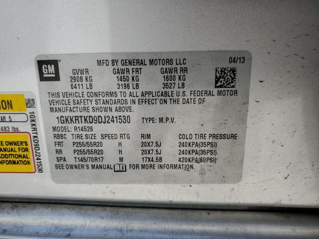 Photo 12 VIN: 1GKKRTKD9DJ241530 - GMC ACADIA DEN 