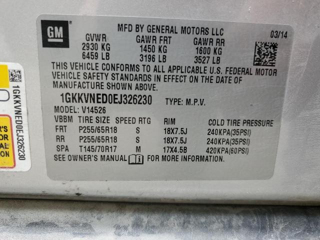 Photo 13 VIN: 1GKKVNED0EJ326230 - GMC ACADIA 