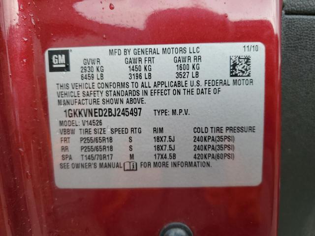 Photo 12 VIN: 1GKKVNED2BJ245497 - GMC ACADIA 