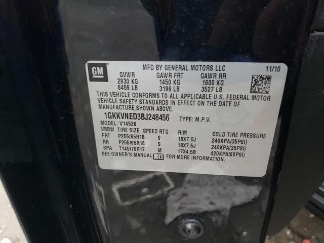 Photo 9 VIN: 1GKKVNED3BJ248456 - GMC ACADIA SLE 