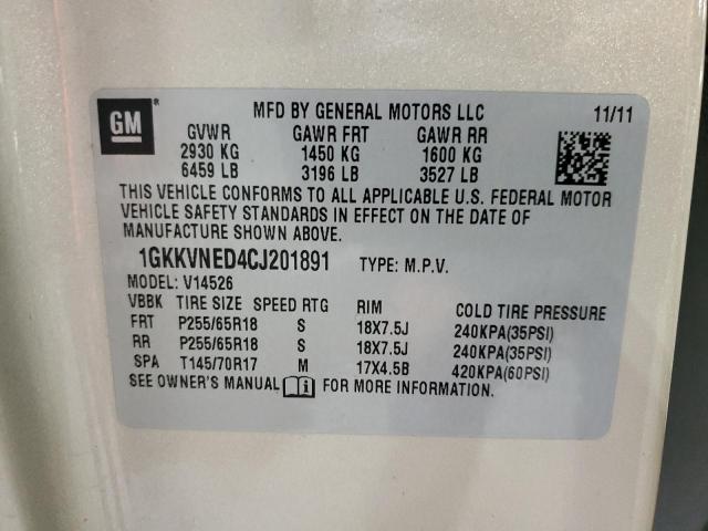 Photo 12 VIN: 1GKKVNED4CJ201891 - GMC ACADIA 