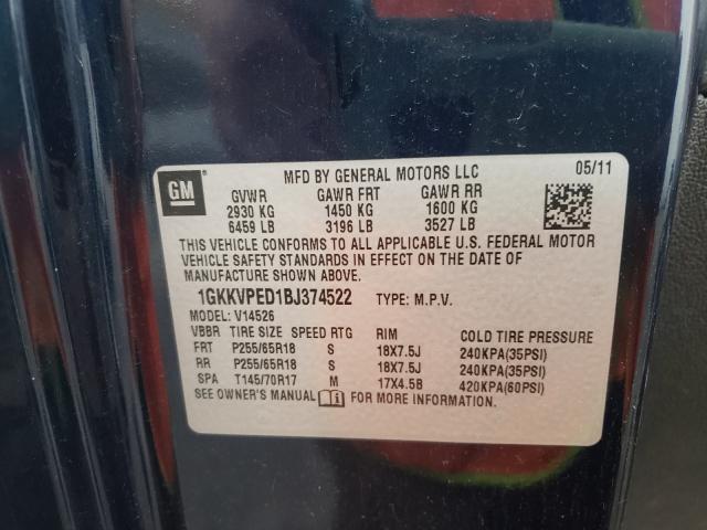 Photo 9 VIN: 1GKKVPED1BJ374522 - GMC ACADIA SLE 