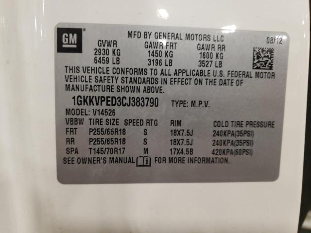 Photo 12 VIN: 1GKKVPED3CJ383790 - GMC ACADIA 