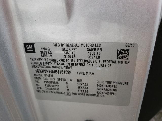 Photo 9 VIN: 1GKKVPED4BJ161029 - GMC ACADIA SLE 