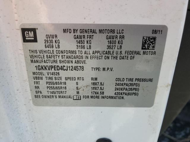 Photo 13 VIN: 1GKKVPED4CJ124578 - GMC ACADIA 