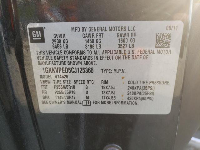 Photo 9 VIN: 1GKKVPED5CJ125366 - GMC ACADIA SLE 