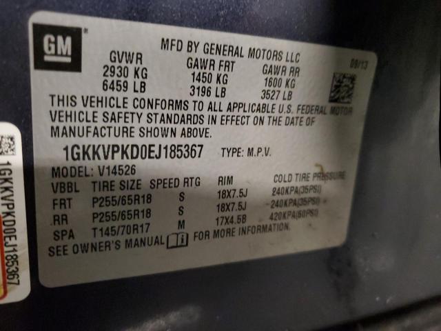 Photo 12 VIN: 1GKKVPKD0EJ185367 - GMC ACADIA 