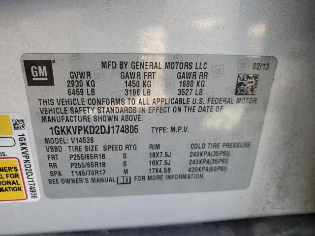 Photo 12 VIN: 1GKKVPKD2DJ174806 - GMC ACADIA SLE 