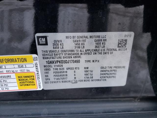 Photo 9 VIN: 1GKKVPKD3DJ170490 - GMC ACADIA SLE 