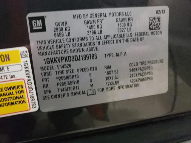 Photo 13 VIN: 1GKKVPKD3DJ189783 - GMC ACADIA SLE 