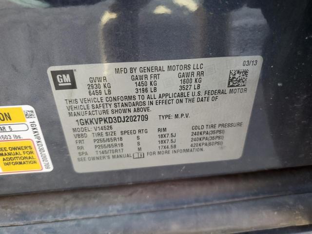 Photo 12 VIN: 1GKKVPKD3DJ202709 - GMC ACADIA SLE 