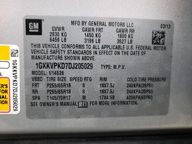 Photo 9 VIN: 1GKKVPKD7DJ205029 - GMC ACADIA SLE 