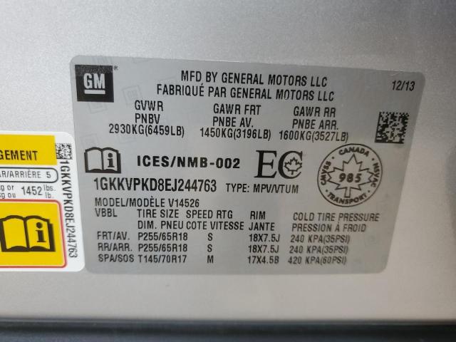 Photo 12 VIN: 1GKKVPKD8EJ244763 - GMC ACADIA 