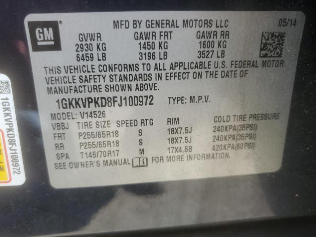 Photo 13 VIN: 1GKKVPKD8FJ100972 - GMC ACADIA SLE 