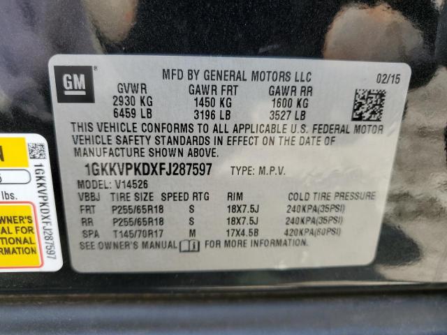 Photo 12 VIN: 1GKKVPKDXFJ287597 - GMC ACADIA 